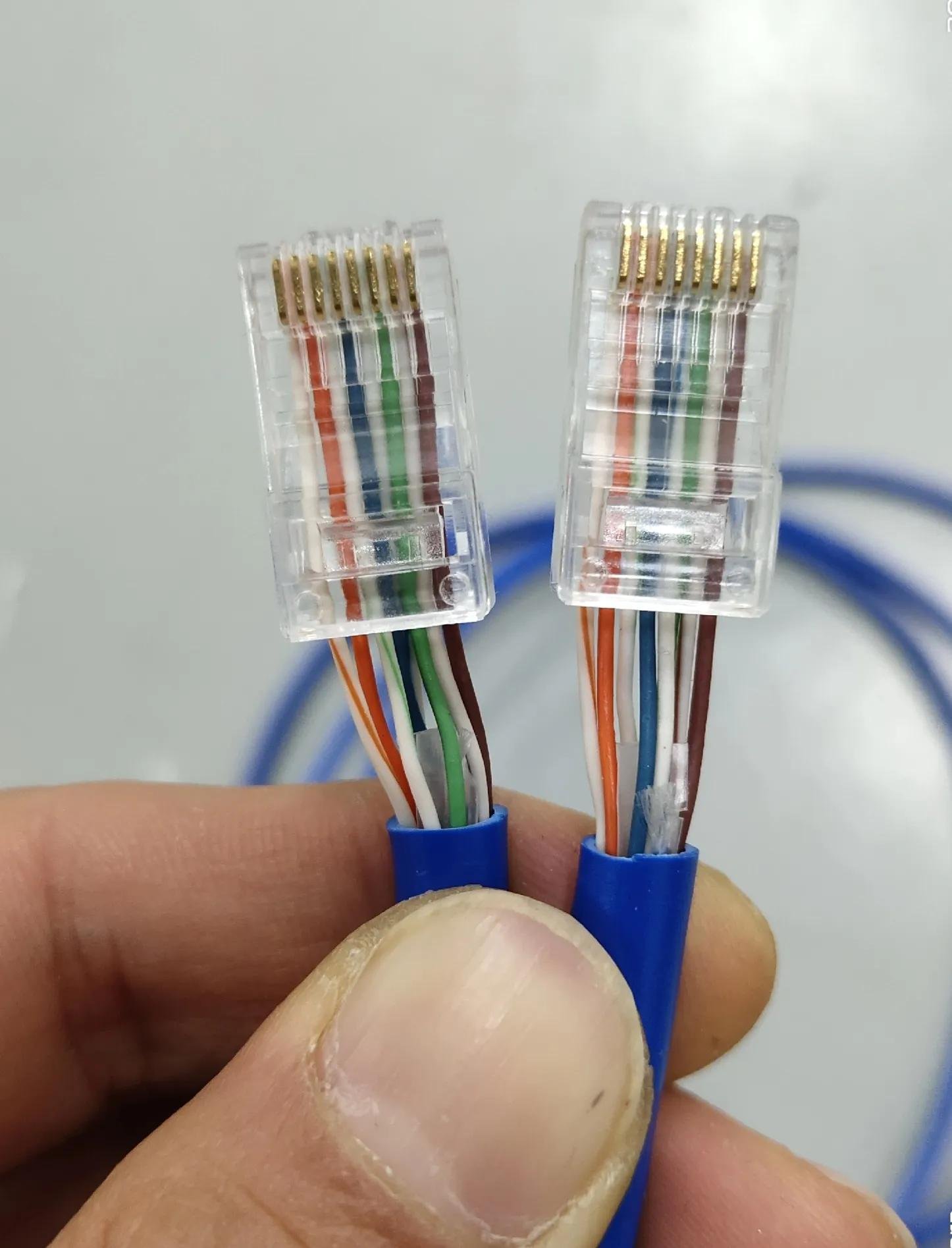 網線水晶頭接法詳解 從排線到壓線一步到位